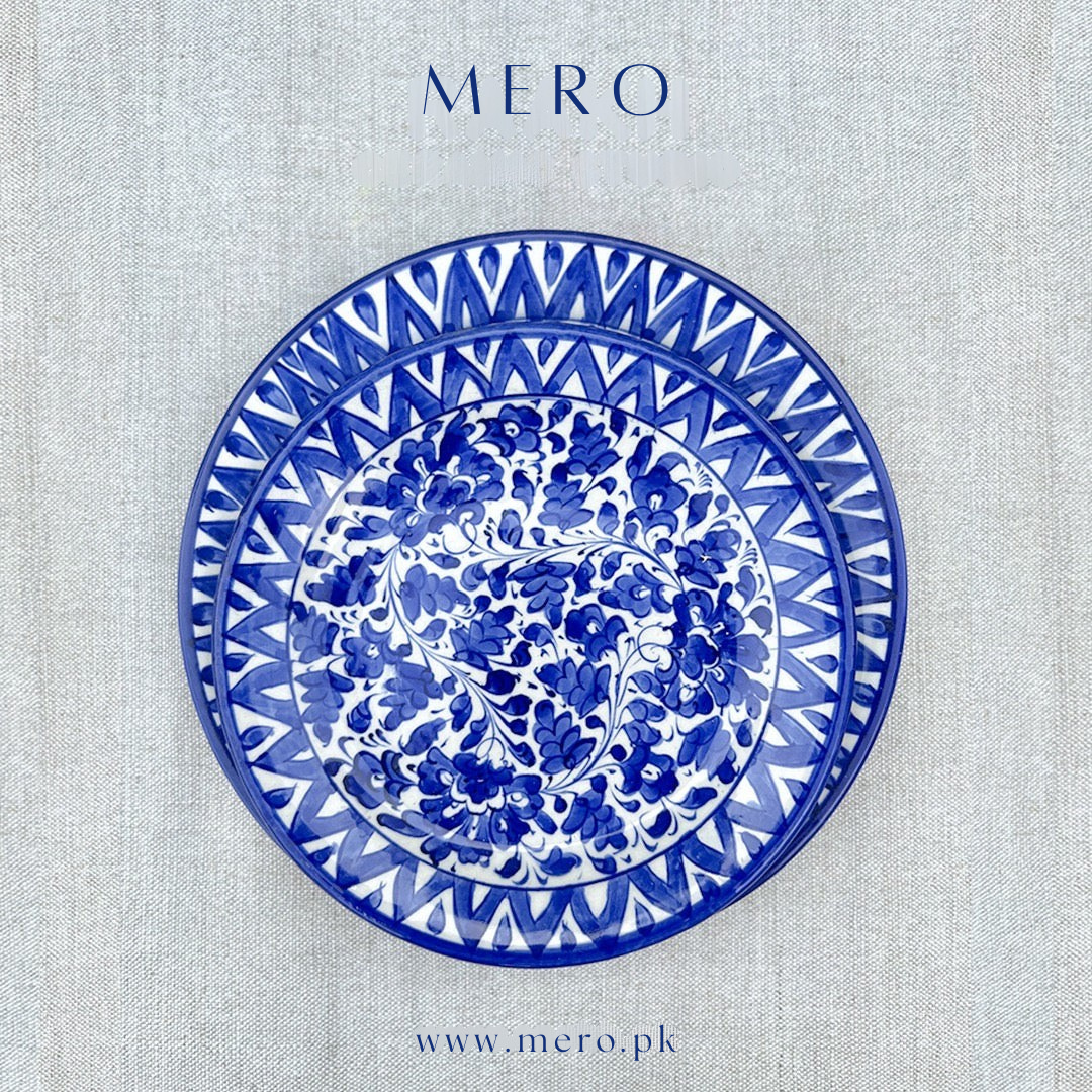 Navy Nectar Quarter Plate