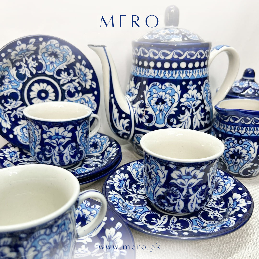 Sapphire Serenade Tea Set