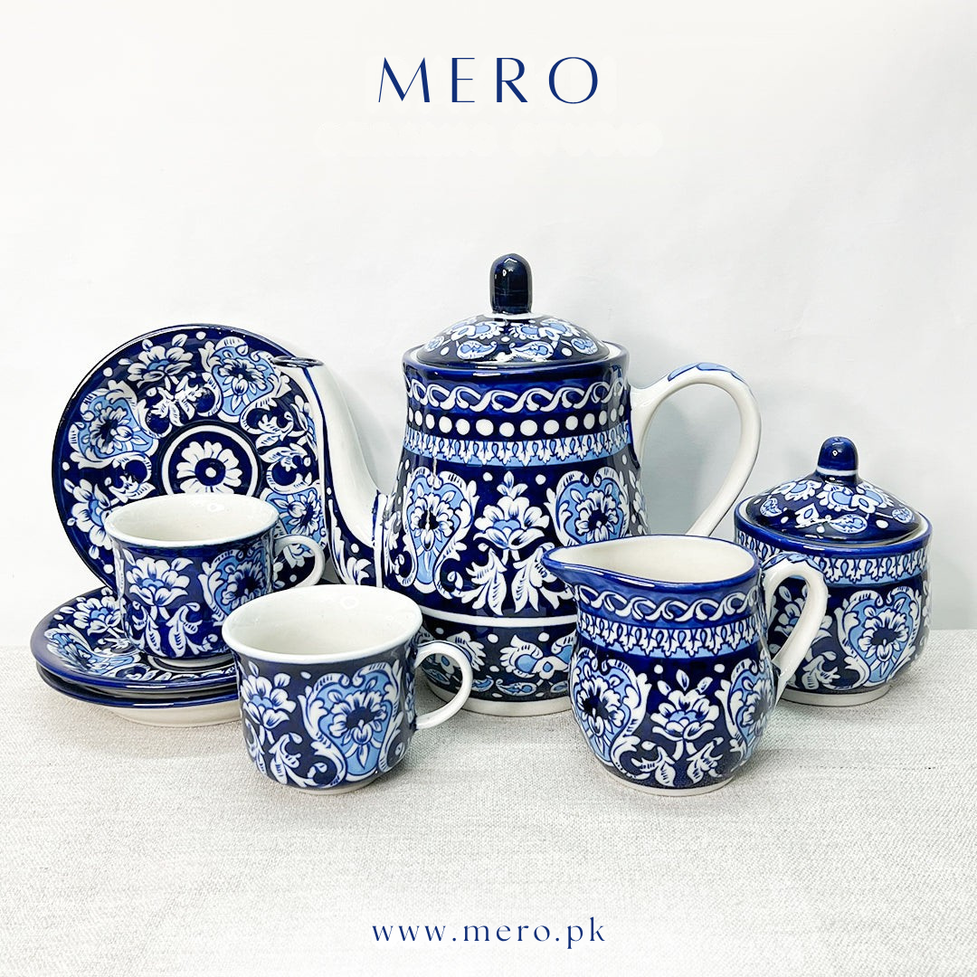 Sapphire Serenade Tea Set