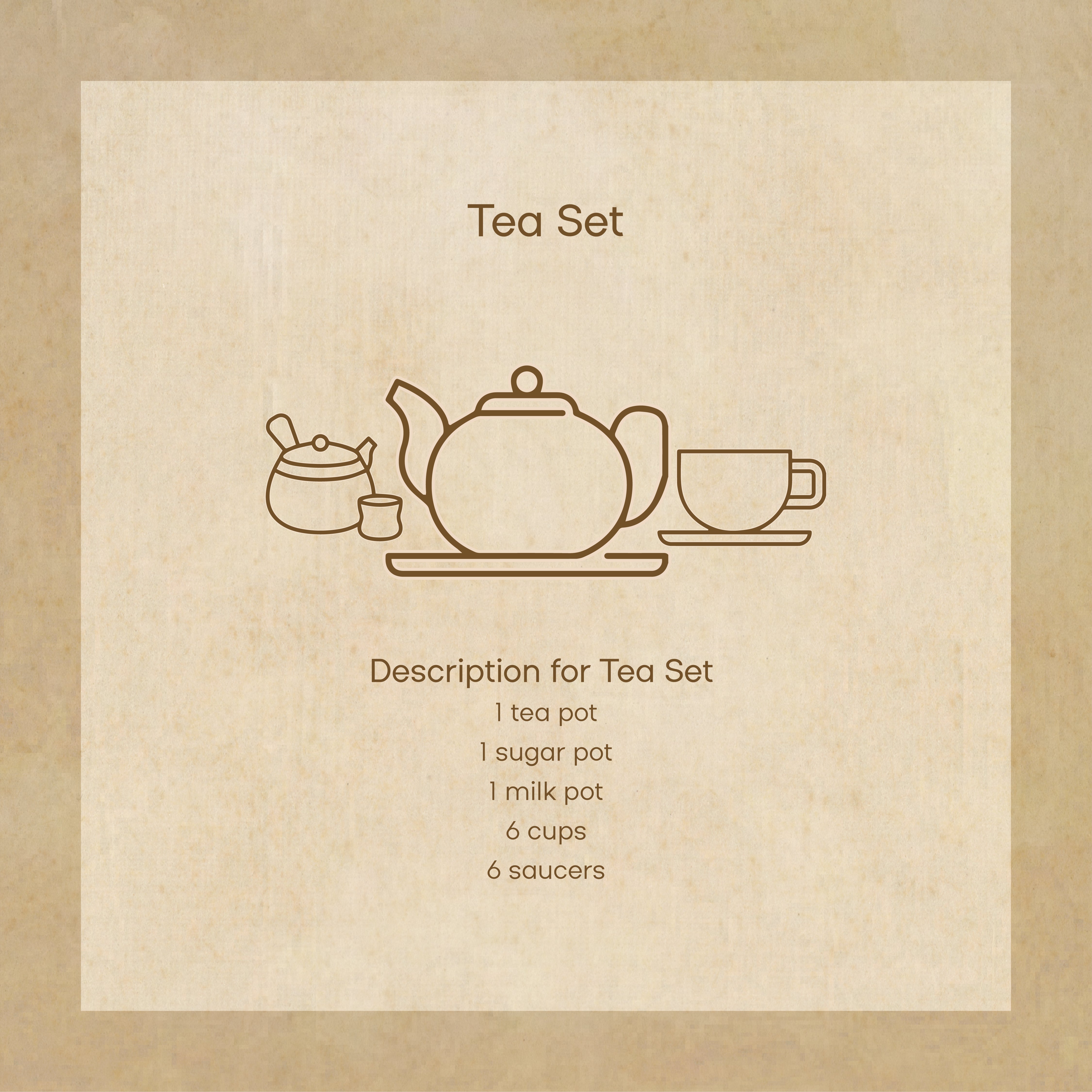 Sapphire Serenade Tea Set