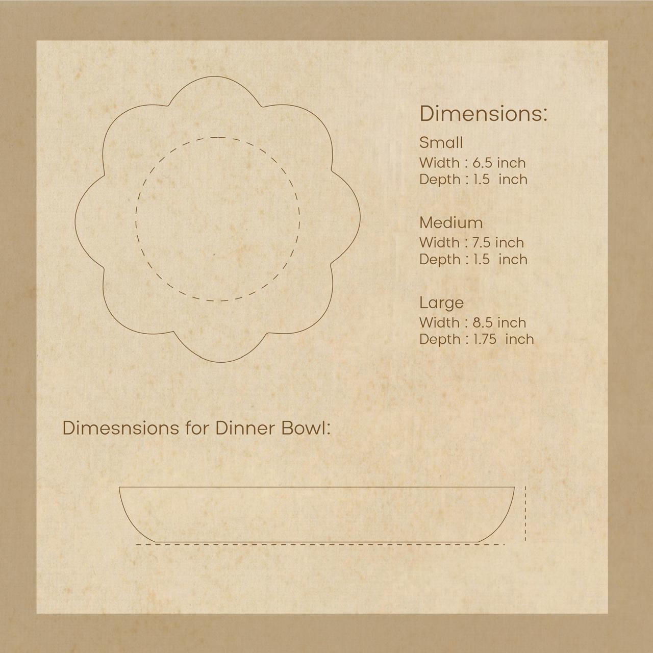 Dinner Bowls ( Set of 3)