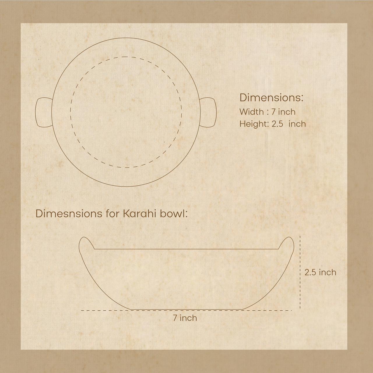 Krahi & Bowl Serving Set